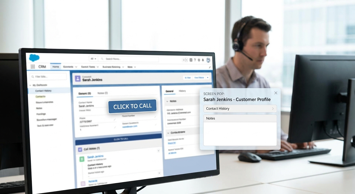 Click-to-Call & CTI Screen Pop