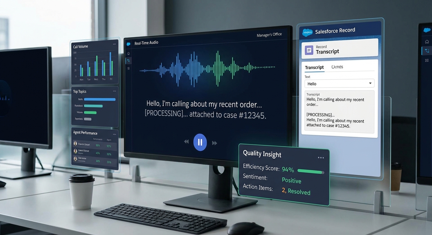 Call Recording & AI Transcription